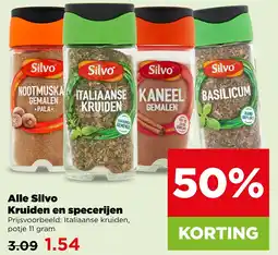 PLUS Alle silvo kruiden en specerijen aanbieding
