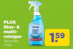 PLUS Plus glas en multi reiniger aanbieding