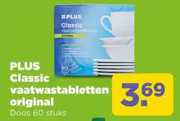 PLUS Plus classic vaatwastabletten original aanbieding