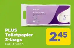 PLUS Plus toiletpapier 3-laags aanbieding