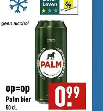 ALDI Palm Bier aanbieding