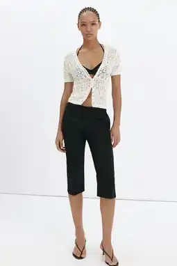 Wehkamp Mango gehaakte top - wit aanbieding