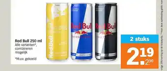 Albert Heijn Red Bull 250ml aanbieding