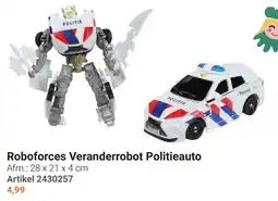 Lobbes Roboforces Veranderrobot Politieauto aanbieding