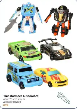 Lobbes Transformeer Auto/Robot aanbieding