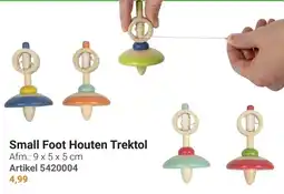 Lobbes Small Foot Houten Trektol aanbieding
