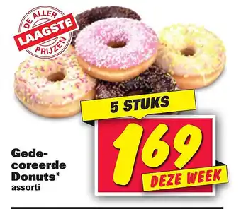 Nettorama Gedecoreerde Donuts* aanbieding