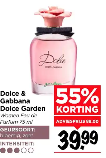 Vomar Voordeelmarkt Dolce & Gabbana Dolce Garden aanbieding