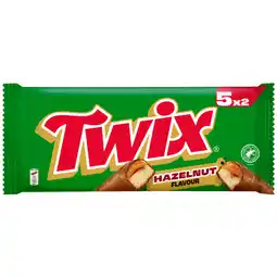 Dekamarkt Twix Hazelnoot 5-pack aanbieding