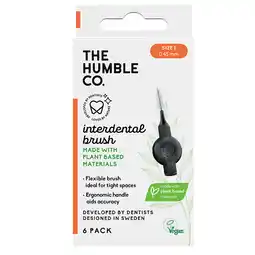 Holland & Barrett 2e product 50% korting | The Humble Co Interdental Brush Size 1 (0,45 mm) - 6 stuks aanbieding