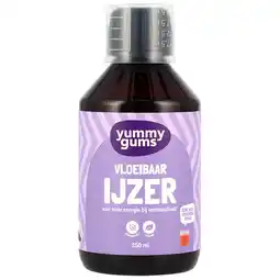 Holland & Barrett 2e product 50% korting | Yummygums Vloeibaar IJzer - 250 ml aanbieding