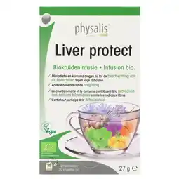 Holland & Barrett 2e product 50% korting | Physalis Liver Protect Kruideninfusie BIO - 20 theezakjes aanbieding