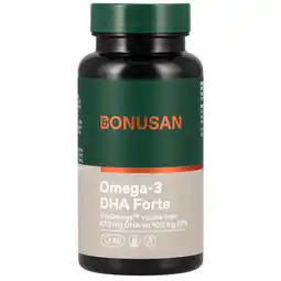 Holland & Barrett Bonusan Omega 3 DHA Forte - 60 softgels aanbieding