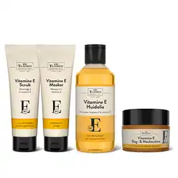 Holland & Barrett De Tuinen Vitamine E Bundel - Dag- & Nachtcrème, Masker, Scrub & Huidolie aanbieding