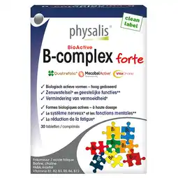 Holland & Barrett 2e product 50% korting | Physalis B-Complex Forte (30 Tabletten) aanbieding