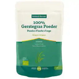Holland & Barrett 1+1 gratis | Holland & Barrett 100% Gerstegras Poeder Biologisch - 100g aanbieding
