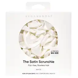 Holland & Barrett 2e product 50% korting | Veganboost Scrunchies White - 6 stuks aanbieding