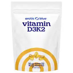 Holland & Barrett 2e product 50% korting | Arctic Blue Vitamine D3K2 - 90 softgels aanbieding
