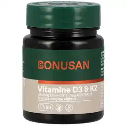 Holland & Barrett Bonusan Vitamine D3 & K2 - 60 softgels aanbieding