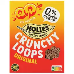 Holland & Barrett Holie's Crunchy Loops Original - 350g aanbieding