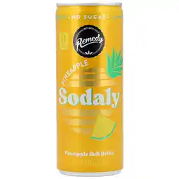 Holland & Barrett 2e product 50% korting | Remedy Sodaly Pineapple Soft Drink - 250ml aanbieding