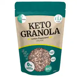 Holland & Barrett 2e product 50% korting | Go-Keto Keto Granola Citroen Maanzaad Bio - 290g aanbieding