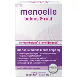 Holland & Barrett 2e product 50% korting | Menoelle Balans & Rust - 30 tabletten aanbieding