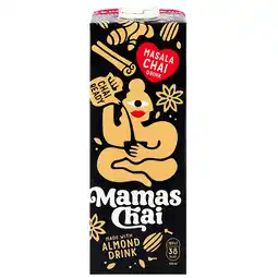 Holland & Barrett 2e product 50% korting | MamasChai Masala Chai Almond Drink - 1l aanbieding