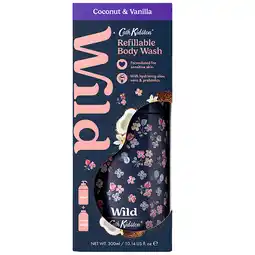 Holland & Barrett Wild Body Wash Case Marble Ditsy - Coconut & Vanilla - 300 ml aanbieding