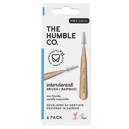 Holland & Barrett 2e product 50% korting | The Humble Co. Interdental Brush Bamboo Size 3 (0,60 mm) - 6 stuks aanbieding