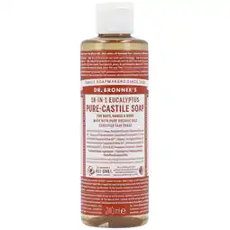 Holland & Barrett 2e product 50% korting | Dr. Bronner's Eucalyptus Vloeibare Zeep - 240ml aanbieding