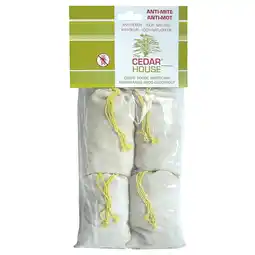 Holland & Barrett 2e product 50% korting | The Cedar House Cederhouten Zakjes - 4 stuks aanbieding