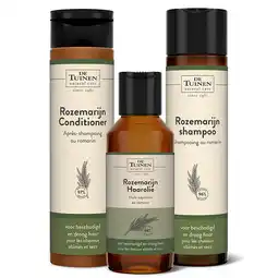 Holland & Barrett De Tuinen Rozemarijn Haar Trio Bundel - Shampoo + Haarolie + Conditioner aanbieding