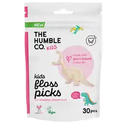 Holland & Barrett 2e product 50% korting | The Humble Co Kids Floss Picks - 30 stuks aanbieding