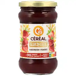 Holland & Barrett 2e product 50% korting | Céréal Glucoregul Aardbeienjam - 320g aanbieding