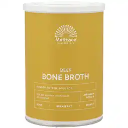Holland & Barrett 2e product 50% korting | Mattisson Runder Bone Broth - 250g aanbieding