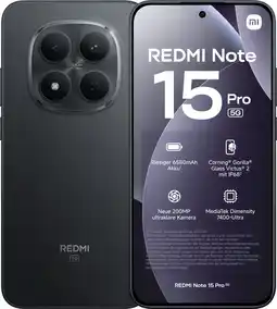 Coolblue Redmi Note 15 Pro 256GB Zwart 5G aanbieding