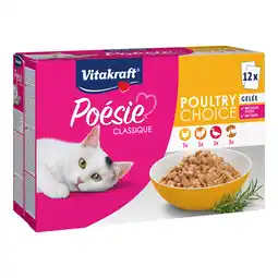 Zooplus Vitakraft Poésie Classic Sauce Mixpakket - 96 x 85 g - Gelei (Kip, Gevogelte, Kalkoen, Eend) aanbieding