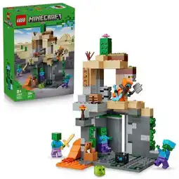 Trekpleister LEGO Minecraft 21587 Zombiekerker aanbieding