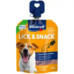 Zooplus 16x60g Leverworst Vitakraft Lick & Snack SmartTrain Complex Hondensnacks aanbieding