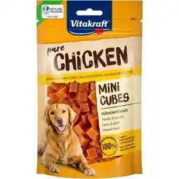 Zooplus 10x80g Vitakraft Mini Cubes Kip Hondensnacks aanbieding