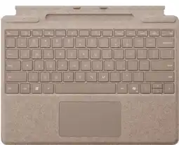 Coolblue Microsoft Surface Pro 13 Inch Type Cover met penopslag Duinzand Qwerty aanbieding