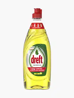 Flink Dreft Afwasmiddel platinum quick wash lemon aanbieding