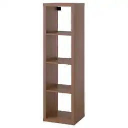 IKEA Kallax Open kast, bruin walnootpatroon, 42x147 cm aanbieding