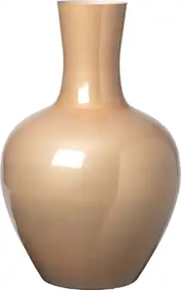 Intratuin Intratuin vaas Crissy beige D 26 H 40 cm aanbieding