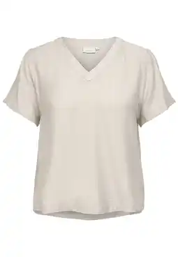 Wehkamp ONLY CARMAKOMA top ecru aanbieding
