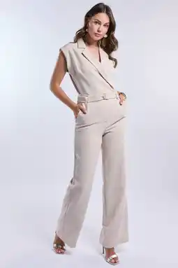 Wehkamp Freebird jumpsuit beige aanbieding