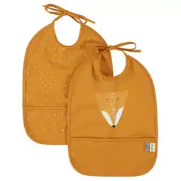 Wehkamp Trixie afwasbaar slabbetje - Mr. Fox (set van 2) aanbieding