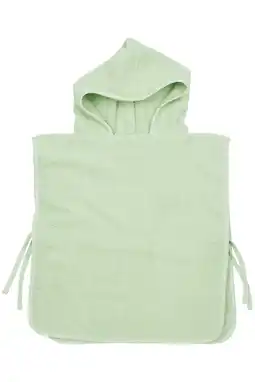 Wehkamp Meyco basic badstof badponcho 1-3 jaar soft green aanbieding