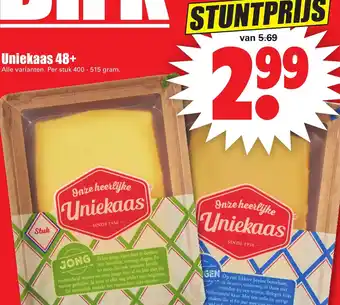 Dirk Uniekaas 48+ aanbieding